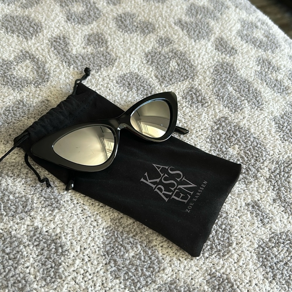 Zoe Karssen sunglasses mirrored lenses